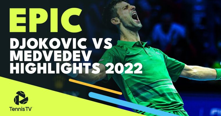 EPIC Novak Djokovic Vs Daniil Medvedev Highlights Nitto ATP Finals