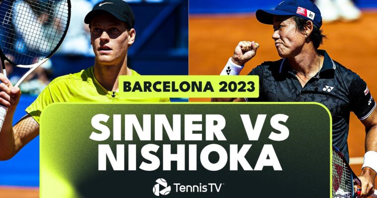 Topsy-Turvy Jannik Sinner Vs Yoshihito Nishioka Match | Barcelona 2023 ...