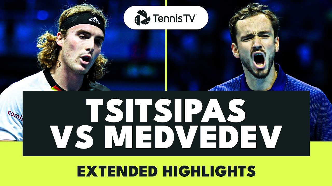 Daniil Medvedev Vs Stefanos Tsitsipas Extended Highlights Nitto Atp