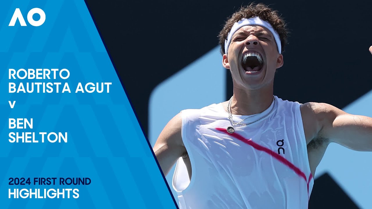 Roberto Bautista Agut V Ben Shelton Highlights Australian Open 2024