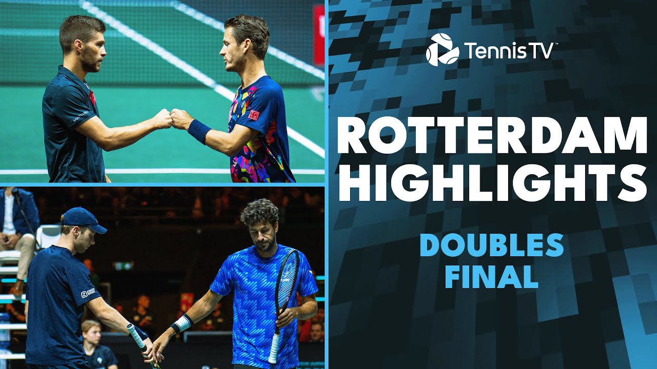 Koolhof/Mektic Vs Haase/Van De Zandschulp For The Title | Rotterdam ...