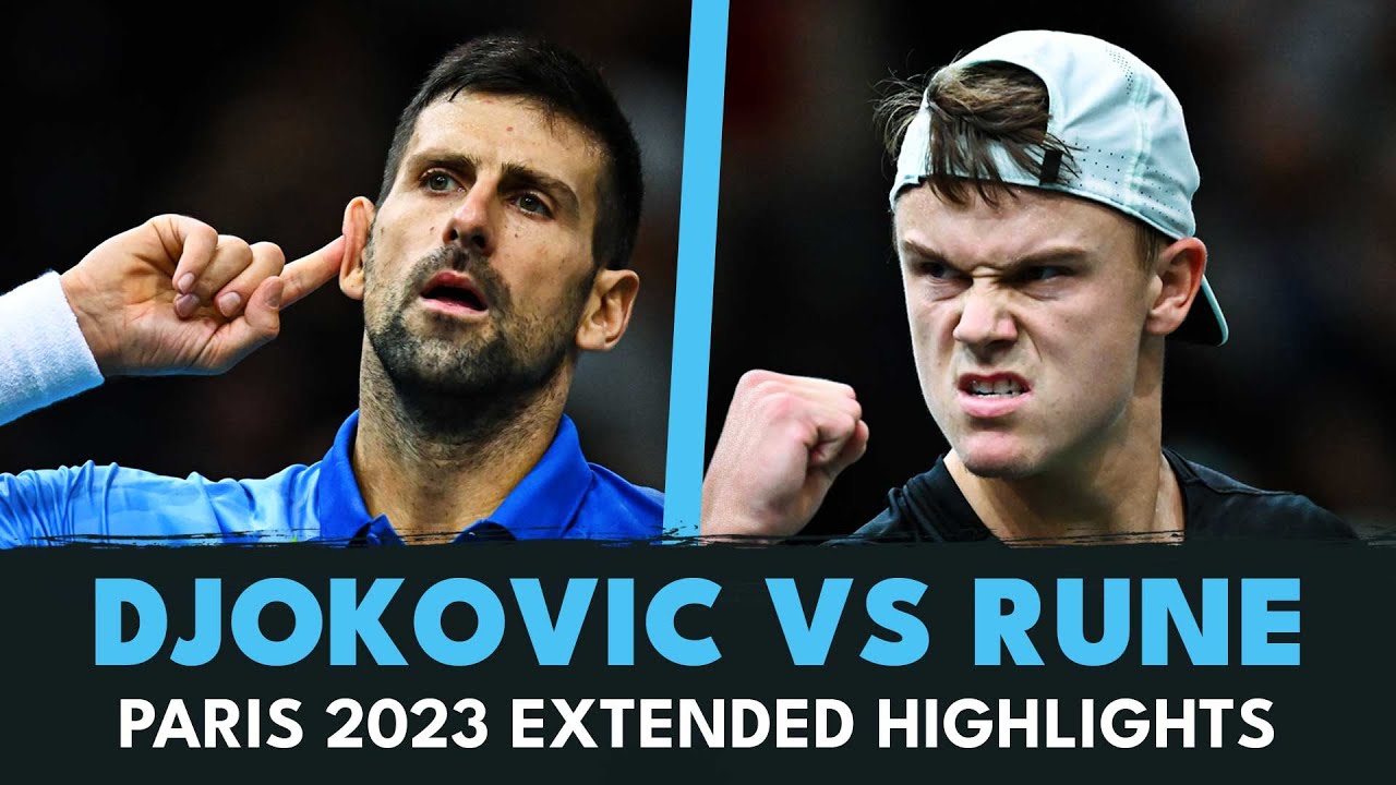 Novak Djokovic Vs Holger Rune Electric Battle Paris 2023 Extended