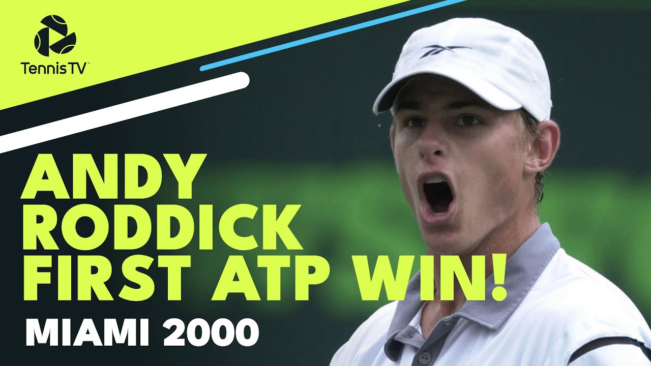 Andy Roddick’s First Ever ATP Win! Roddick vs Vicente Highlights