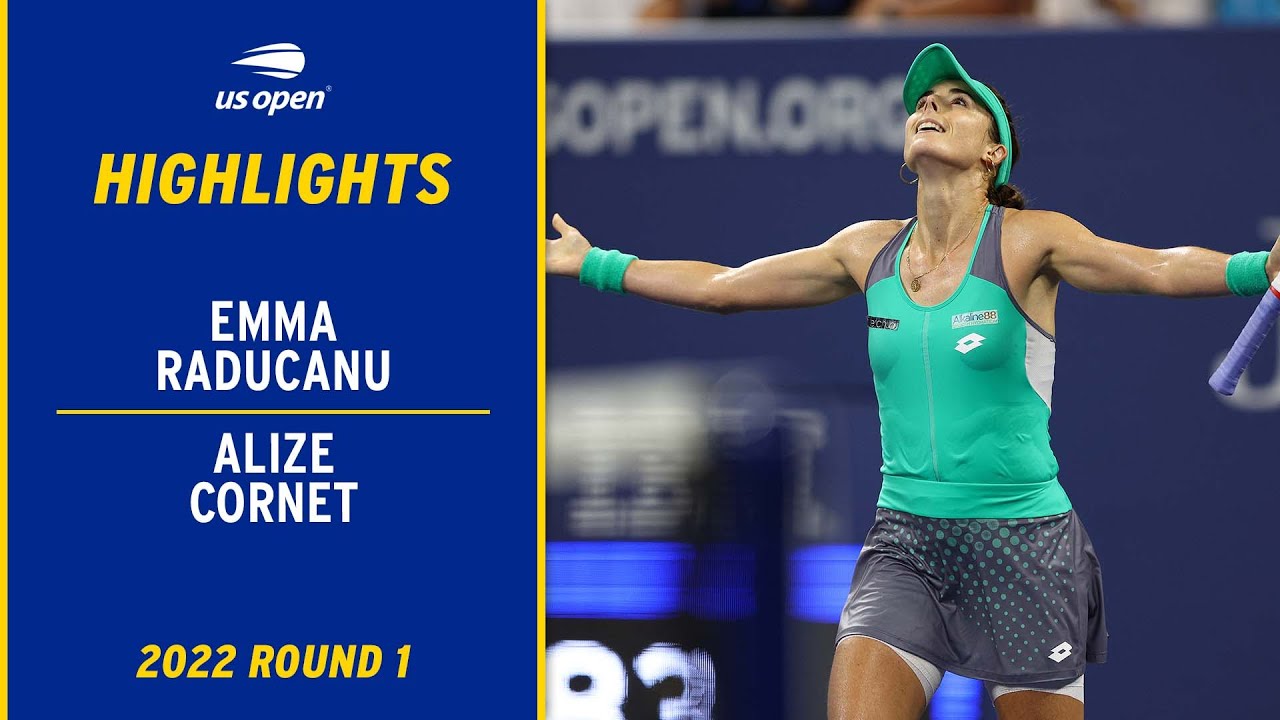 Emma Raducanu vs. Alize Highlights 2022 US Open Round 1 テニスは