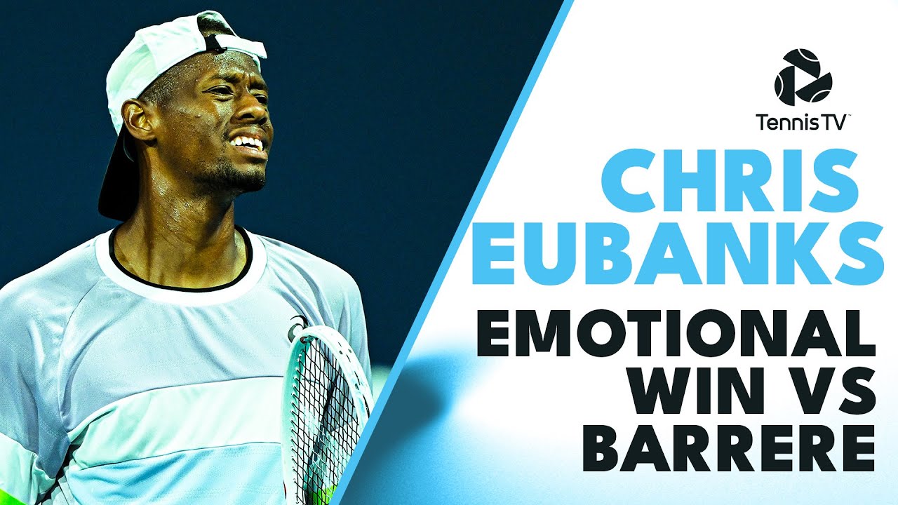 Chris Eubanks EMOTIONAL Win For Top 100 Ranking! Miami 2023 テニスは