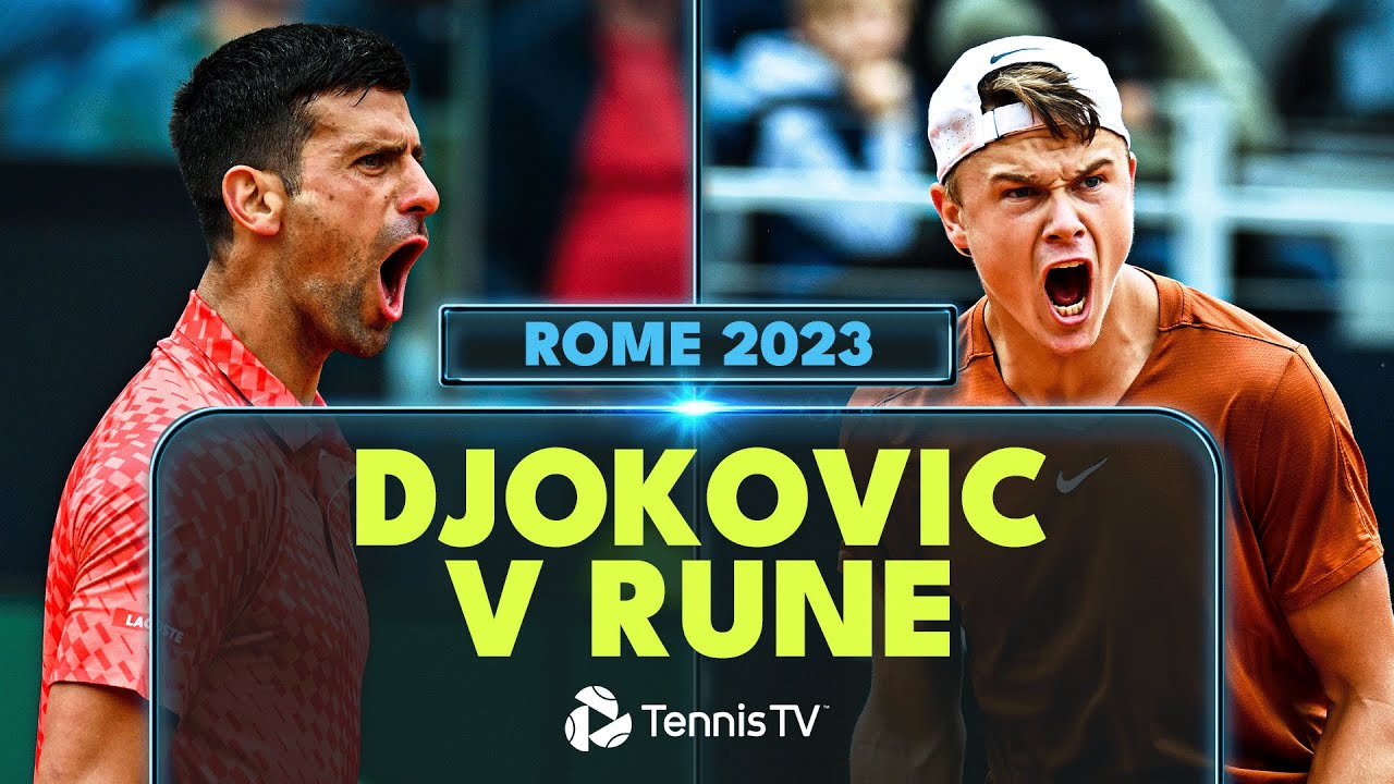 djokovic rune streaming