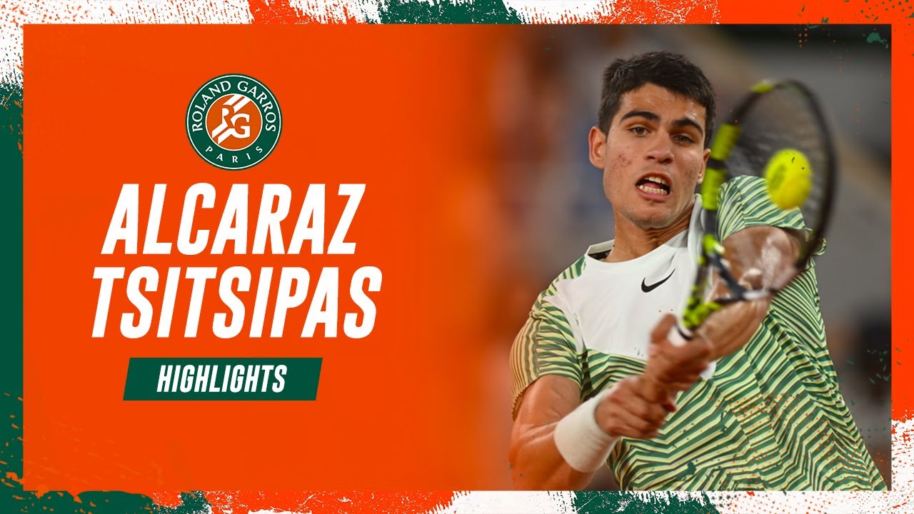 Carlos Alcaraz Vs Stefanos Tsitsipas – Quarterfinals Highlights I ...