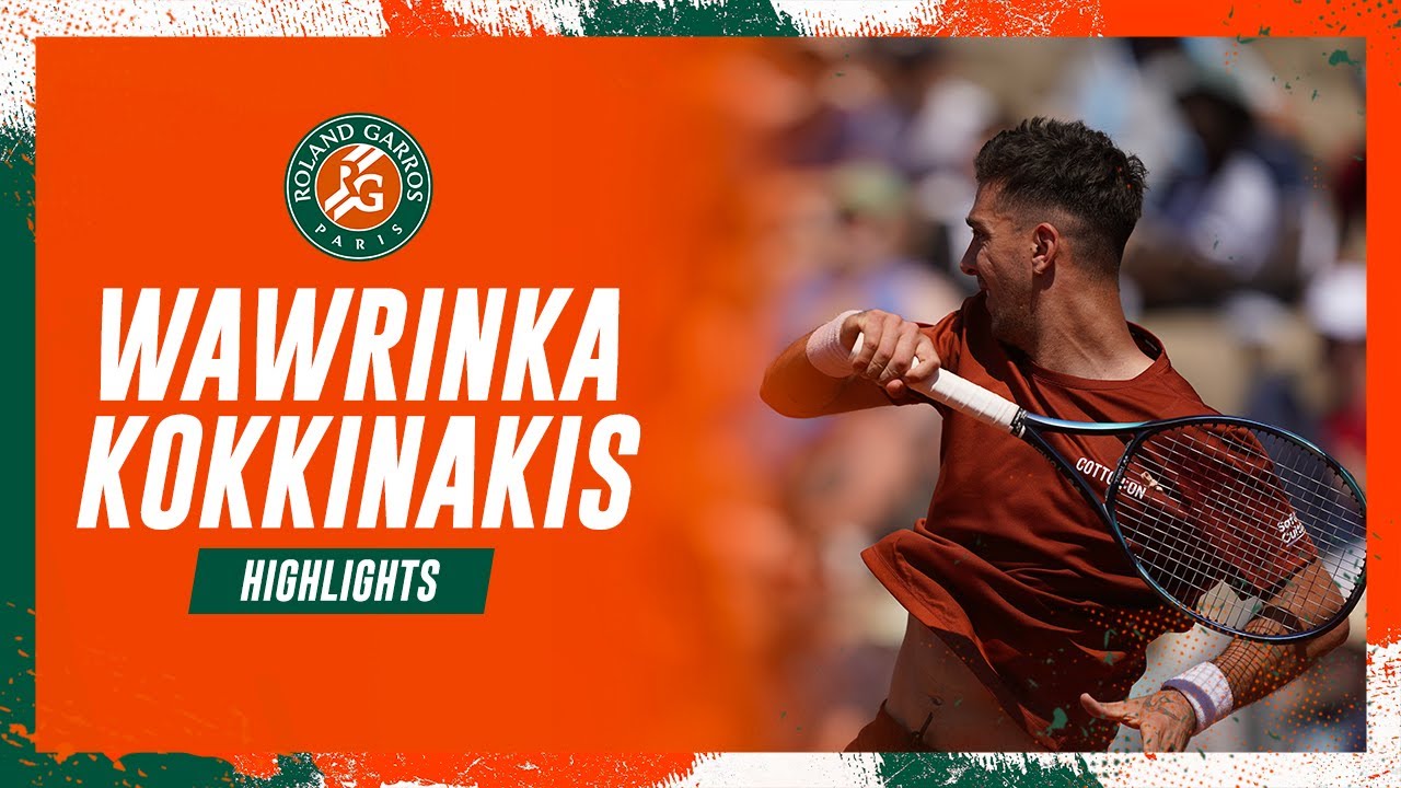 Stan Wawrinka Vs Thanasi Kokkinakis – Round 2 Highlights I Roland ...