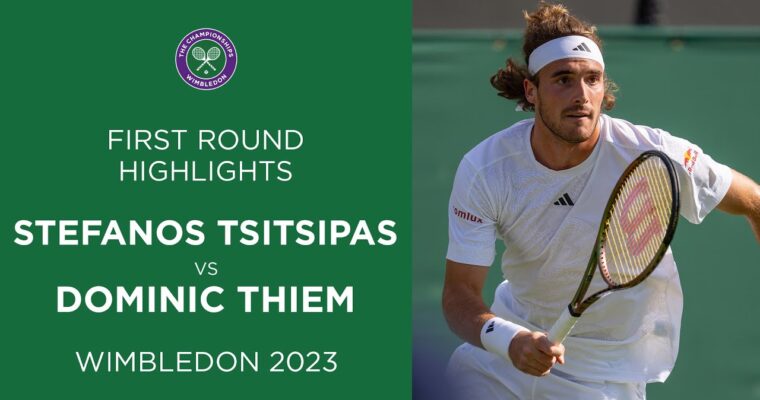 Stefanos Tsitsipas Vs Dominic Thiem | First Round Highlights ...