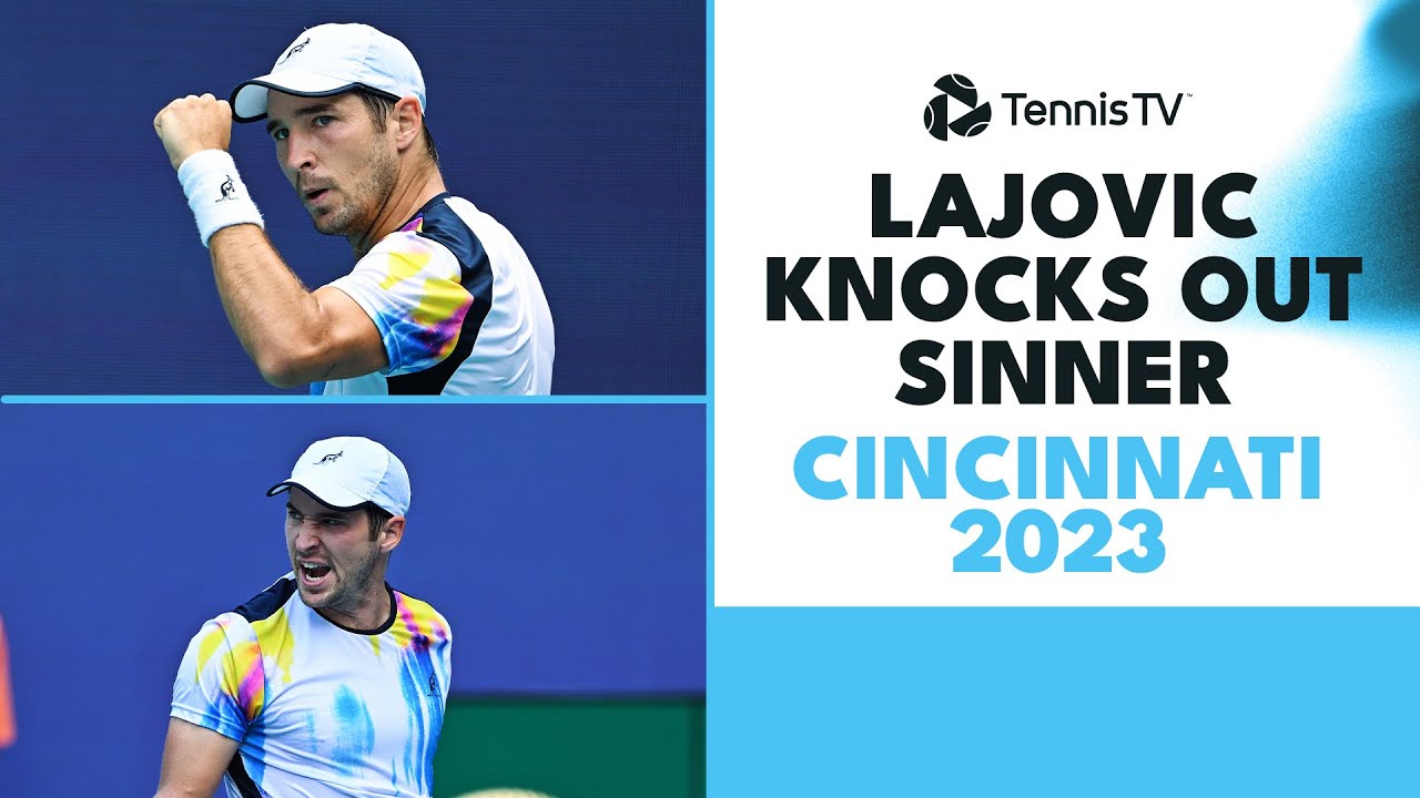 Dusan Lajovic Upsets Toronto Champion Jannik Sinner! Cincinnati 2023