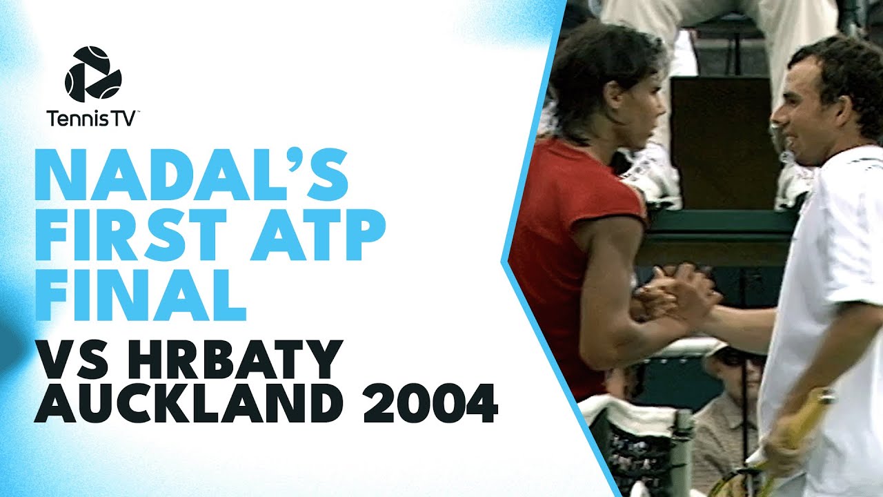 17 YearOld Nadal’s First Ever ATP Final vs Hrbaty Auckland 2004