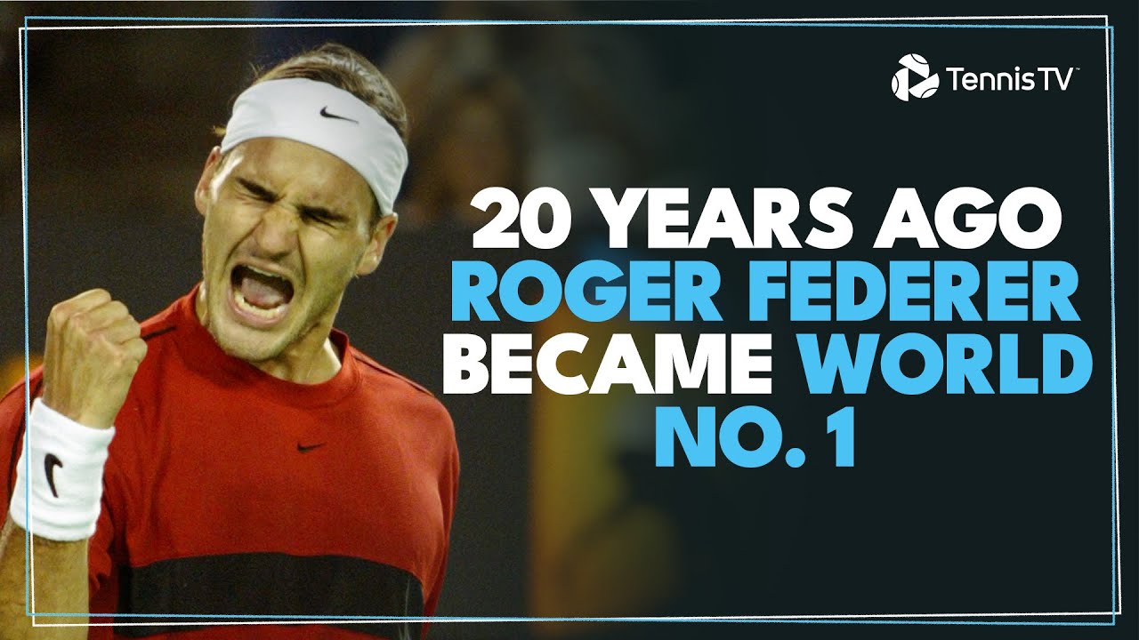Roger Federer’s FIRST Year As World No. 1 | Best Shots & Moments From ...