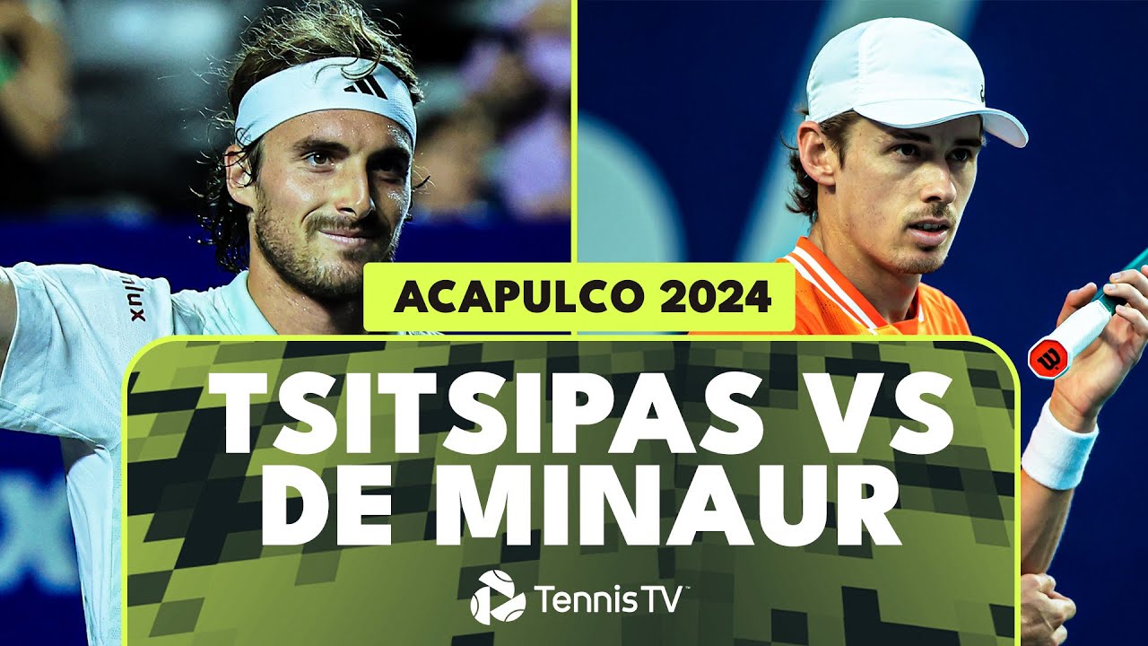 Stefanos Tsitsipas Takes On Alex De Minaur For A Place In The Semis ...