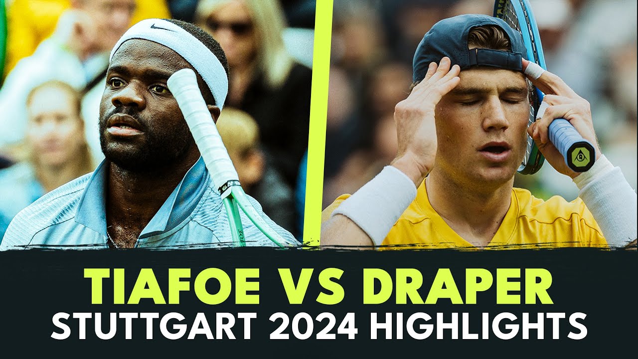 INCREDIBLE Frances Tiafoe Vs Jack Draper Shotmaking | Stuttgart 2024 ...