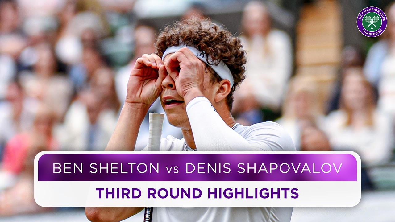 Thrilling Five Sets! | Ben Shelton Vs Denis Shapovalov | Highlights ...