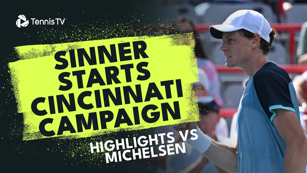 Highlights: Sinner'S Skill And Determination! Cincinnati 2025 R4! - 9l9gmmu